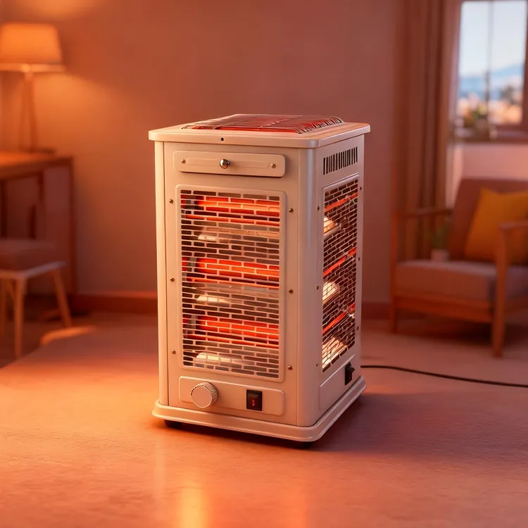 围炉煮茶五面烤火炉烤火器家用小太阳客厅取暖器电暖器暖脚神器