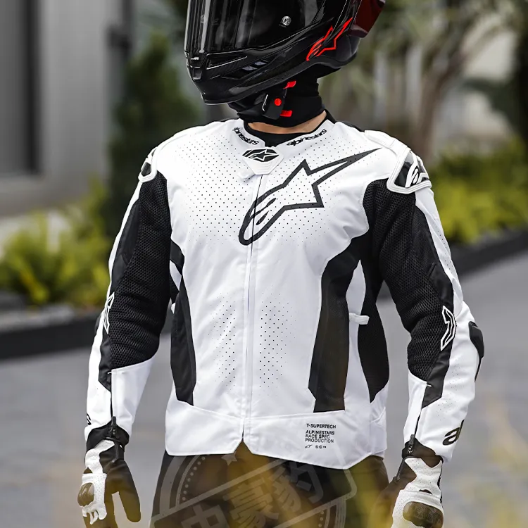 a星alpinestars夏季驼峰骑行服T-SUPERTECH AIR透气网眼防摔耐磨