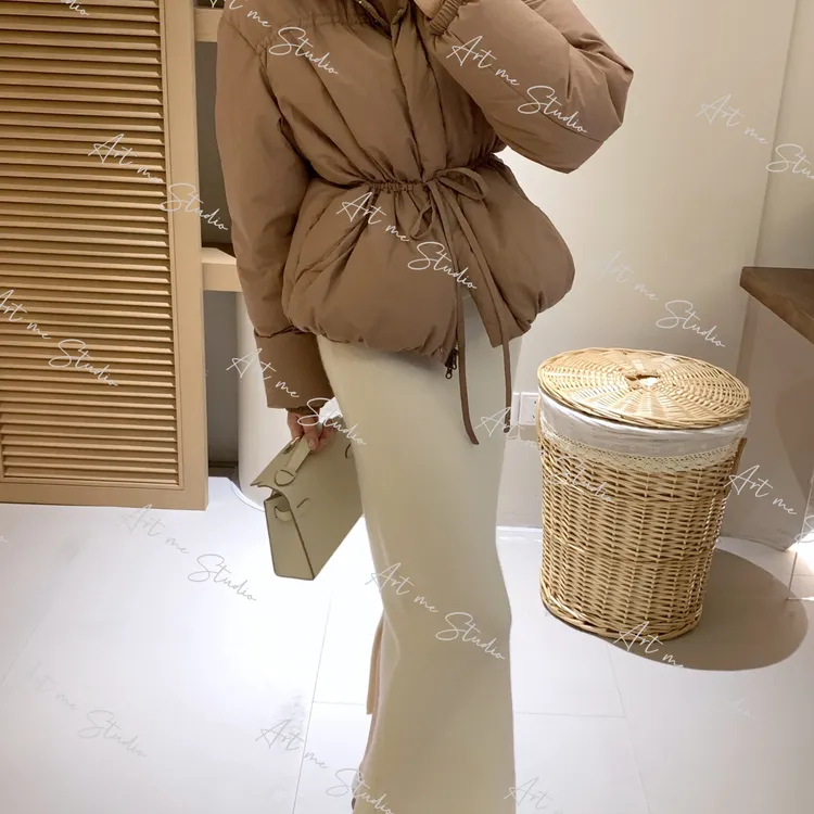 【ART ME】天鹅收腰三防面料(有吊牌)三星安心90白鸭绒羽绒服wy36l1