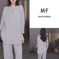 东倪MF 棉100卷边毛圈开衫韩系开扣纯色外套时尚百搭新款 85C59-2