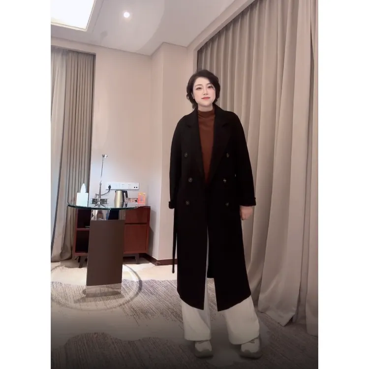 【U.M】一生一件经典801羊绒大衣手工拱针气质显瘦提气场