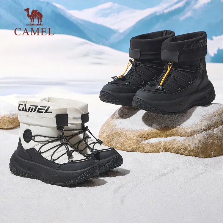 骆驼热雪3.0运动鞋男女25冬季新款雪地靴加绒防泼水防滑保暖棉鞋