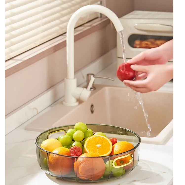 网红新年水果篮客厅果盘家用水果篮点心盘茶几零食摆放盘2025新款