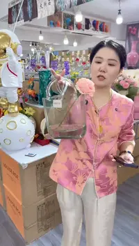 琉璃瑞直花瓶花器W-晚3