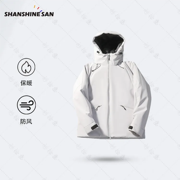 暖型兼备】3M棉加厚棉服防风防泼水通勤运动保暖外套抗寒棉服2878