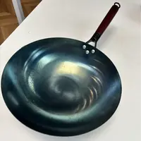 炒锅铁锅不沾锅无涂层不粘锅少烟炒菜锅具 JX