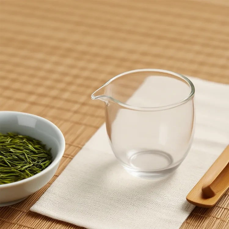 KAK日式分茶器功夫茶具配件玻璃公道杯