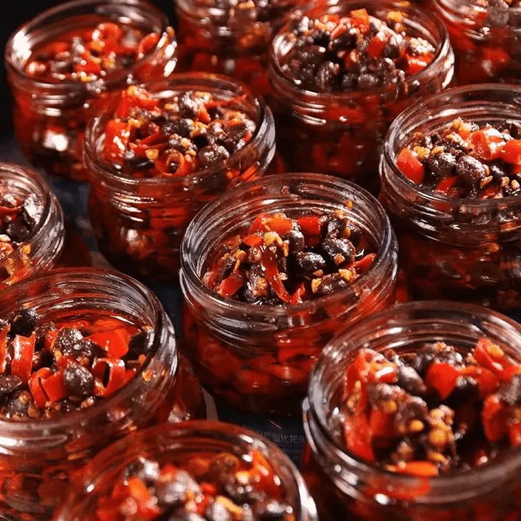 野山椒豆豉酱238g香辣软糯湖南特色发酵豆豉下饭菜即食拌饭酱菜