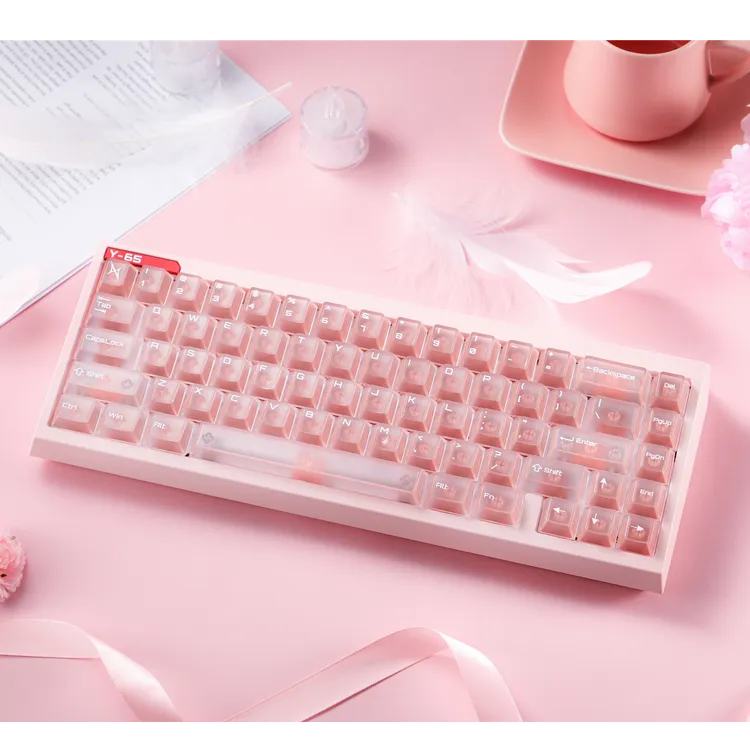 ZynooY65【S1Mon同款】电竞磁轴键盘铝合金有线单模客制化CNC花火轴