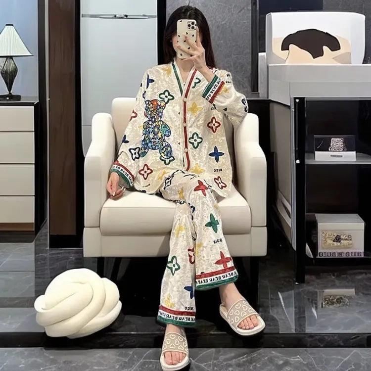 金丝绒高级奢华睡衣2025女款爆款新款秋冬套装秋季加厚海岛绒睡衣