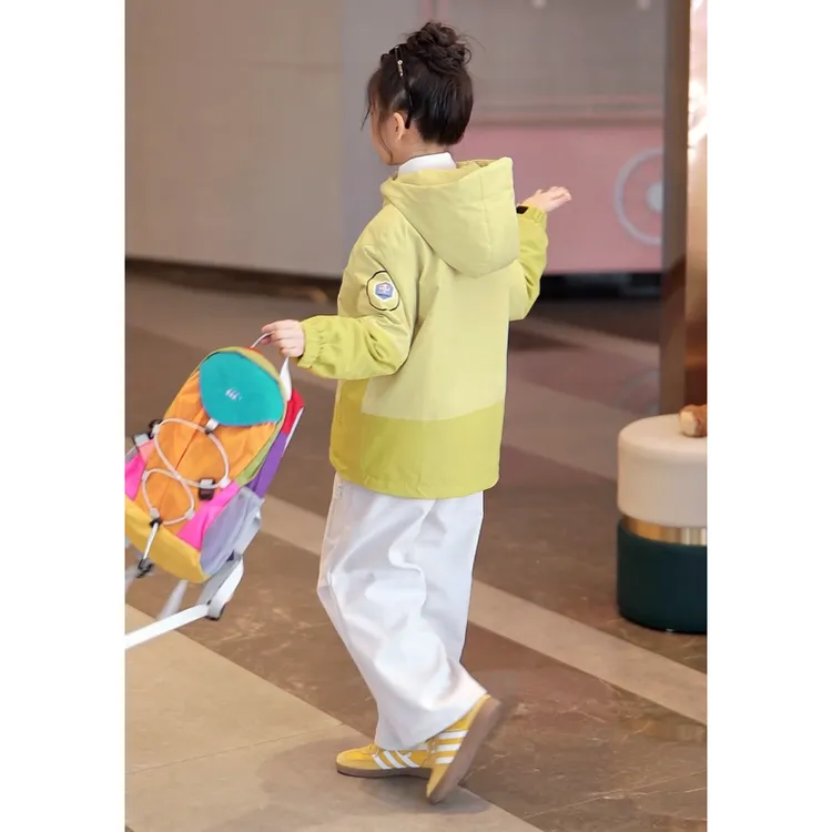 媛媛公主2025冬季女童时尚新品洋气休闲棉服棉衣外套15416B024