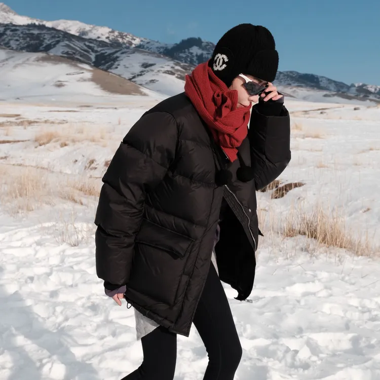 Action Studios【贵妃】一手长新款时尚中长款保暖鹅绒服1095女款