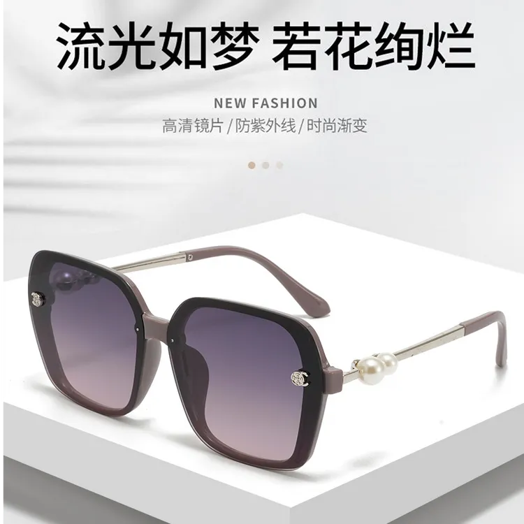 ML-3398小富婆珍珠太阳镜防紫外线