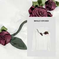 【伊甸之约】Molly 百搭时尚气质显瘦 上衣 M2025458