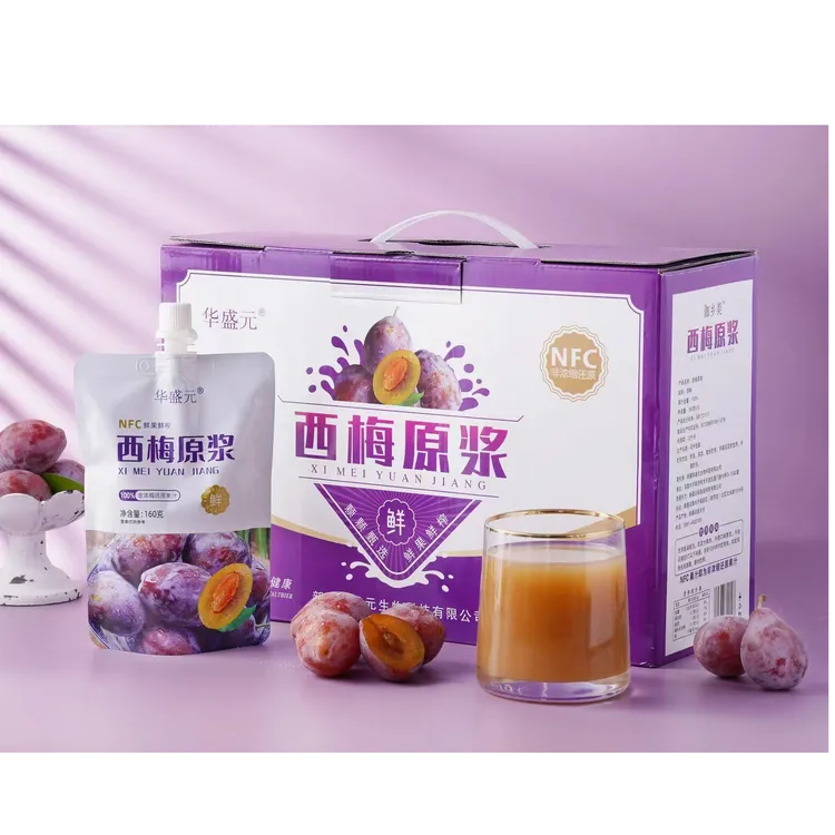华盛元西梅原浆160g*10袋精选喀什西梅NFC工艺