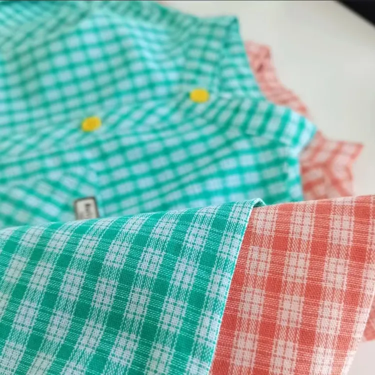 2025春秋装新款格子男童长袖衬衫立领上衣小童装春季儿童宝宝衬衣