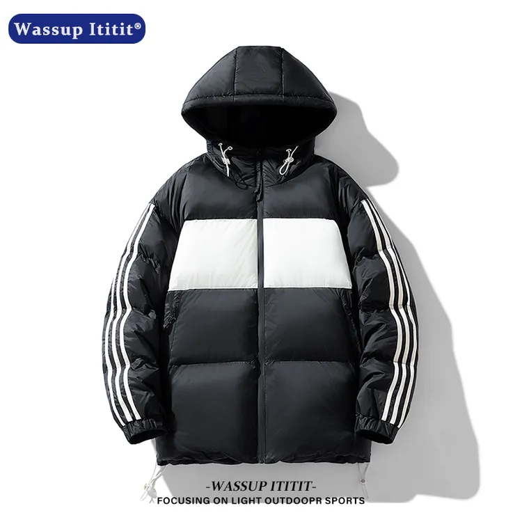 WASSUP ITITIT棉衣潮流连帽面包服韩版时尚保暖防风棉服外套男款