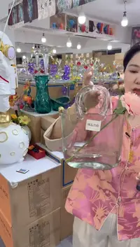 琉璃瑞直花瓶花器W-晚4