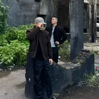 何以至此25AW重工水洗重磅立领夹克棉服外套