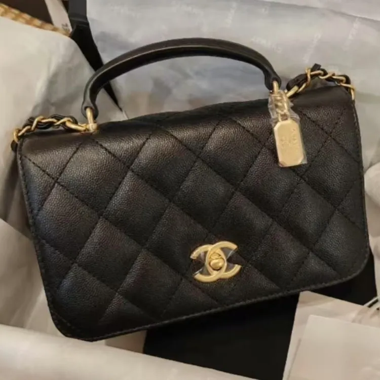 99新 Chanel/香奈儿 4937|香奈儿23b手提风琴斜挎包|香奈儿