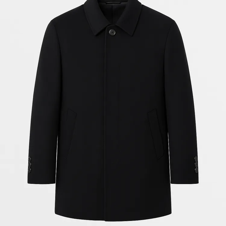 AG秋冬季百搭羊绒大衣外套商务休闲两用高级感男装192