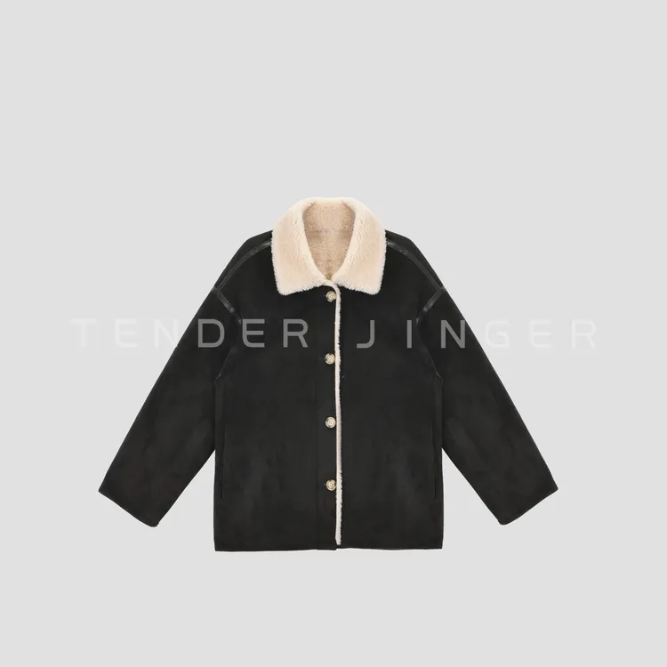 Tender Jinger｜线下专供 秋冬B入绵羊毛颗粒外套T54XLK50339