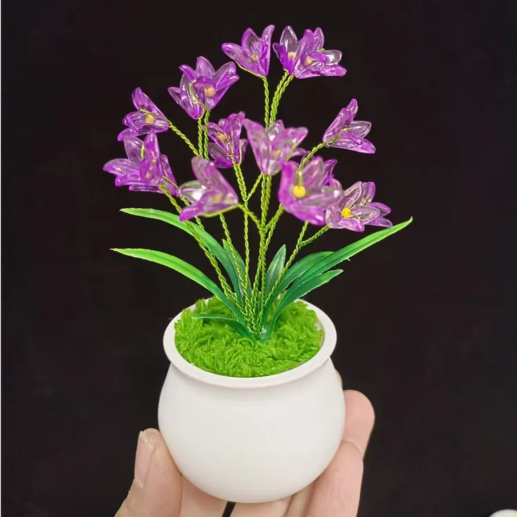 【清仓】小百合花（小盆栽）手工 DIY材料