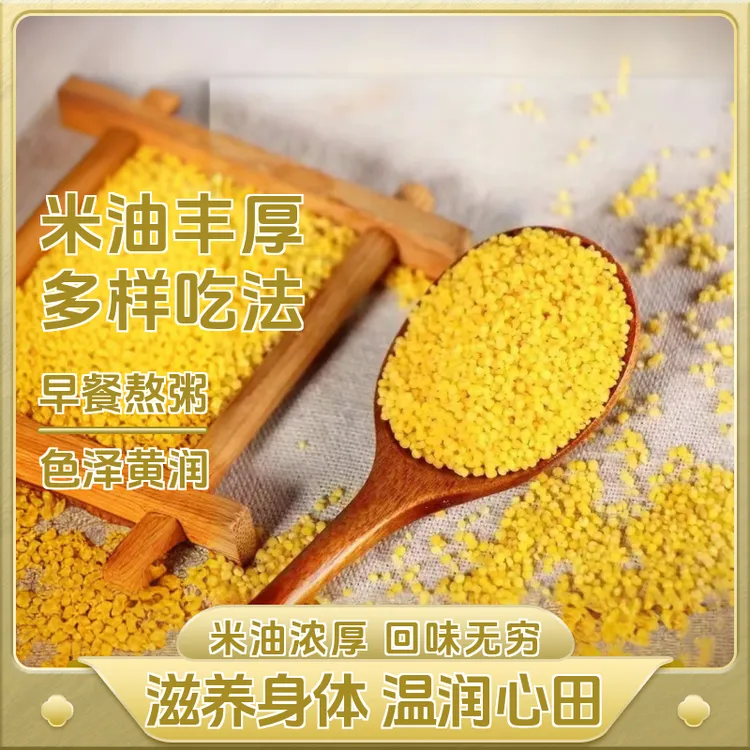 2025年新小米 金谷小米黄小米 新小米 净重5斤  包邮  非真空包装