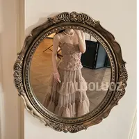 【现货】LUOLUOZ【柳絮翩然】绝美花朵上衣＋时尚半身裙两件套JF583