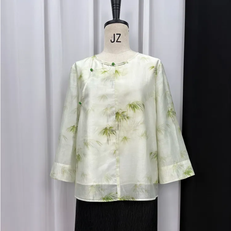 新中式小上衣裁剪图纸上衣裁剪纸样服装DIY裁剪图纸纸样6252015