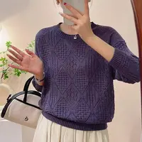 893#夏季针织衫显瘦时尚百搭圆领2 68