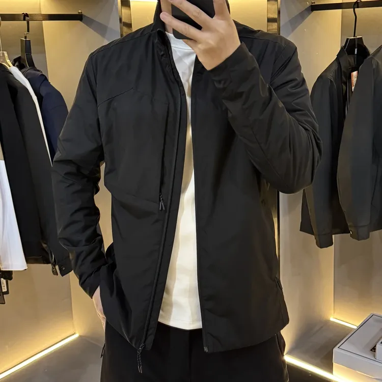 25215冬季户外鸟同款净版棉外套男立领厚棉外套户外休闲夹克