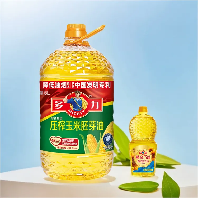 5L+238ml多力玉米胚芽油物理压榨家用食用油优质健康营养非转基因