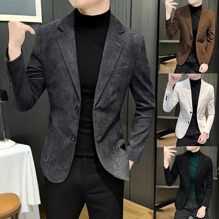 NYING时尚小西装外套男士秋季款2025新款男装痞帅高级感休闲男潮