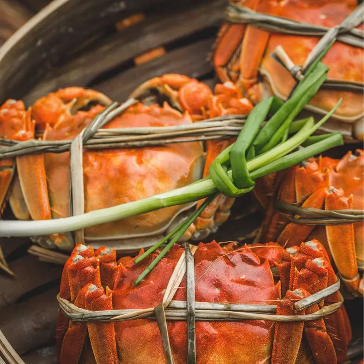 【活蟹】江苏大闸蟹母蟹2两10只装礼盒装湖水螃蟹鲜活大闸蟹