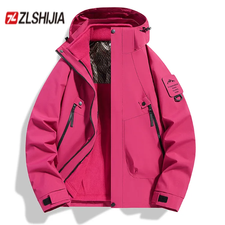 战狼世家正品秋冬款户外男女三合一冲锋衣外套三防保暖情侣登山服