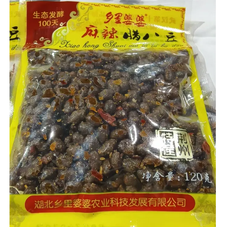 乡里婆婆乡里婆婆麻辣腊八豆炒菜调味家庭酒店厨房用4包装