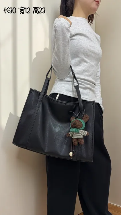 女大容量托特包单肩斜挎包秋冬新款时尚通勤休闲女士百搭6185756