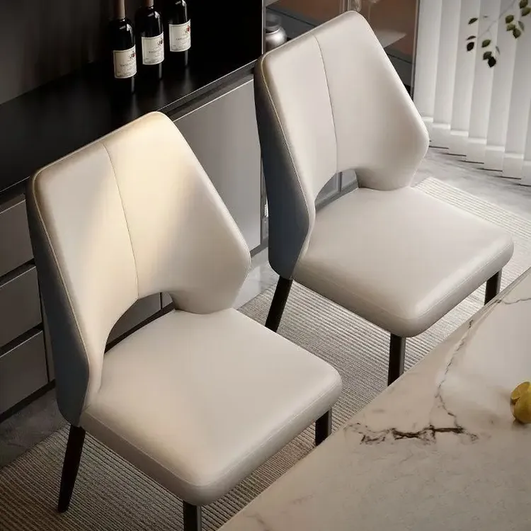 凳子北欧现代轻奢餐椅家用靠背椅酒店洽谈椅子餐桌椅休闲餐厅简约