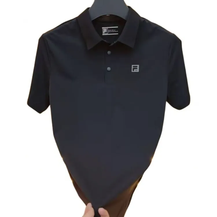 FJGE[POLO衫］高弹力速干T恤透气健身衣服男运动户外休闲翻领-2666