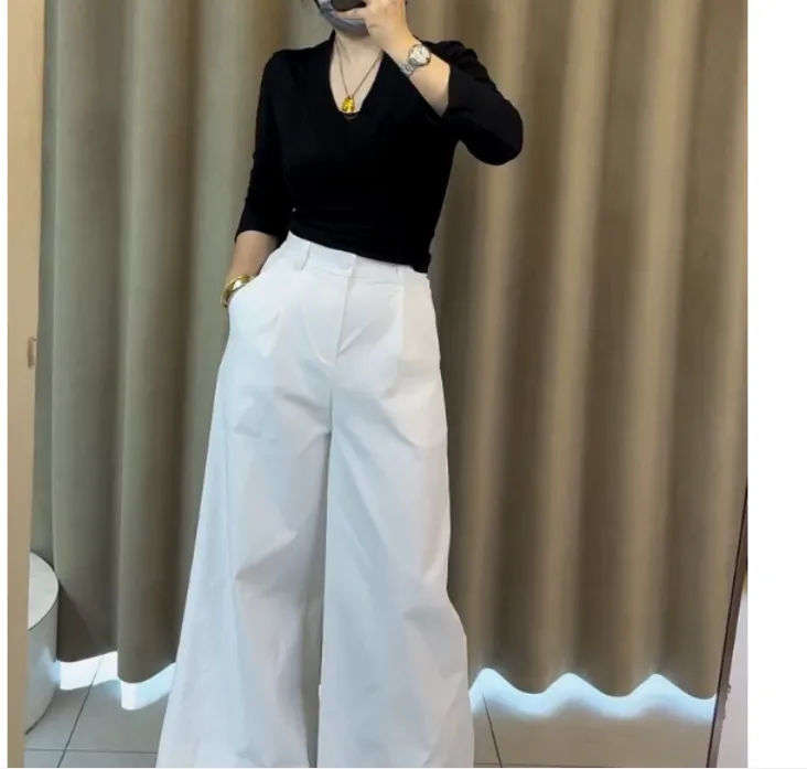 2025春季新款时尚女装网红气质爆款赫本风上衣裤子女休闲听