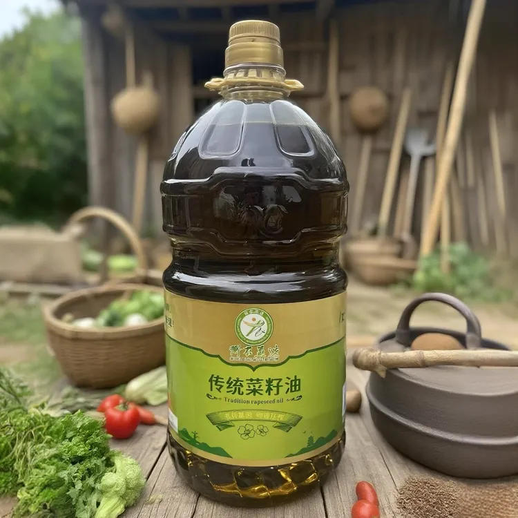 <衡农蒸选>正宗菜籽油5升9.2斤新鲜现装送二两试吃装优质食用油