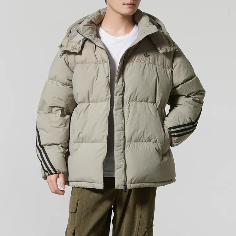 「抖音双11」阿迪达斯三叶草羽绒服外套男装户外保暖防风运动服