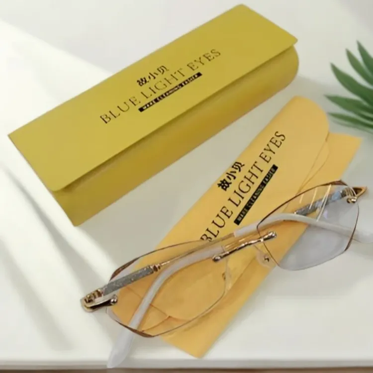 护眼防蓝光防紫外线变色老花镜镜片礼盒