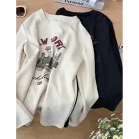 TY2 【美式T】高克过冬！定制款简约双面绒显瘦美式T（衣长60）