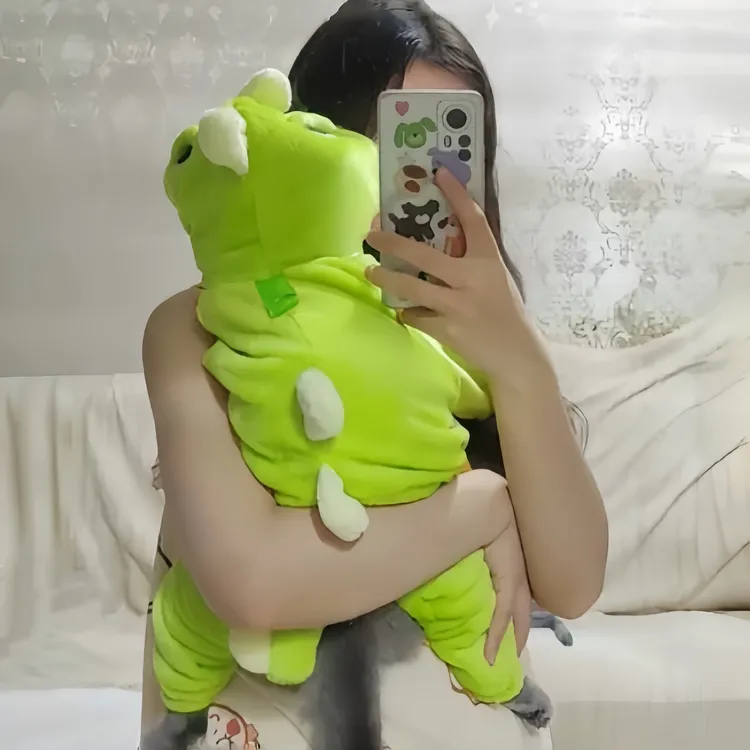 猫咪衣服牵引恐龙秋冬款小猫布偶英短美短防掉毛宠物秋冬季衣服