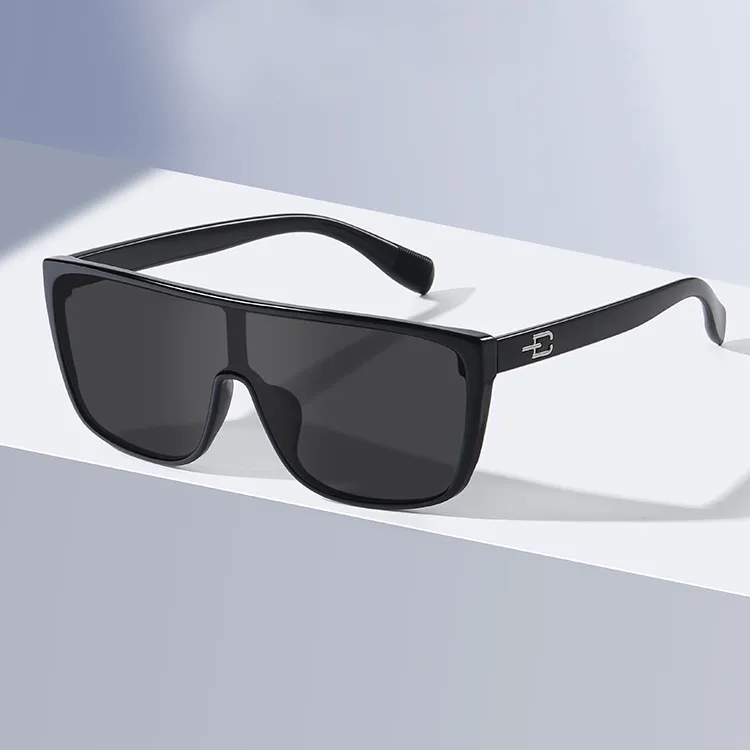 运动墨镜女复古连体超大框骑行眼镜防风防紫外线太阳镜男款显脸小