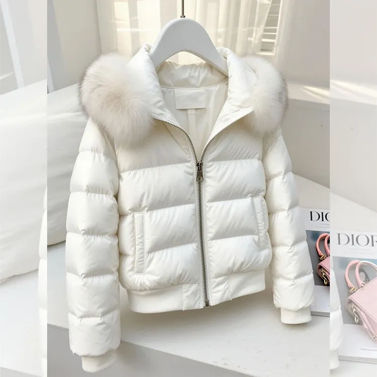 冬季新款加厚保暖棉服女气质轻熟风减龄棉衣外套设计感面包服棉袄