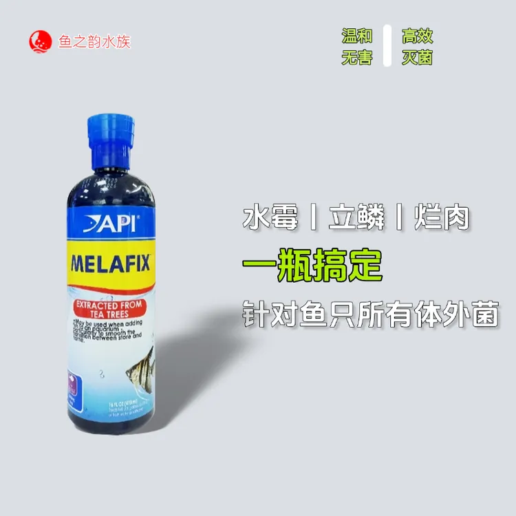 美国API抗霉菌观赏鱼蒙眼水霉溃烂立鳞淡海水专用通用亚甲基蓝