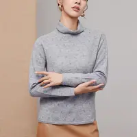 高领针织衫秋冬新款女装内搭长袖打底衫修身羊毛衫YFW098